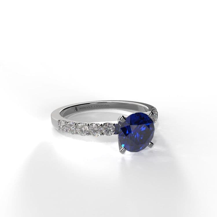 Anillo pekin 0,60 cts al frances