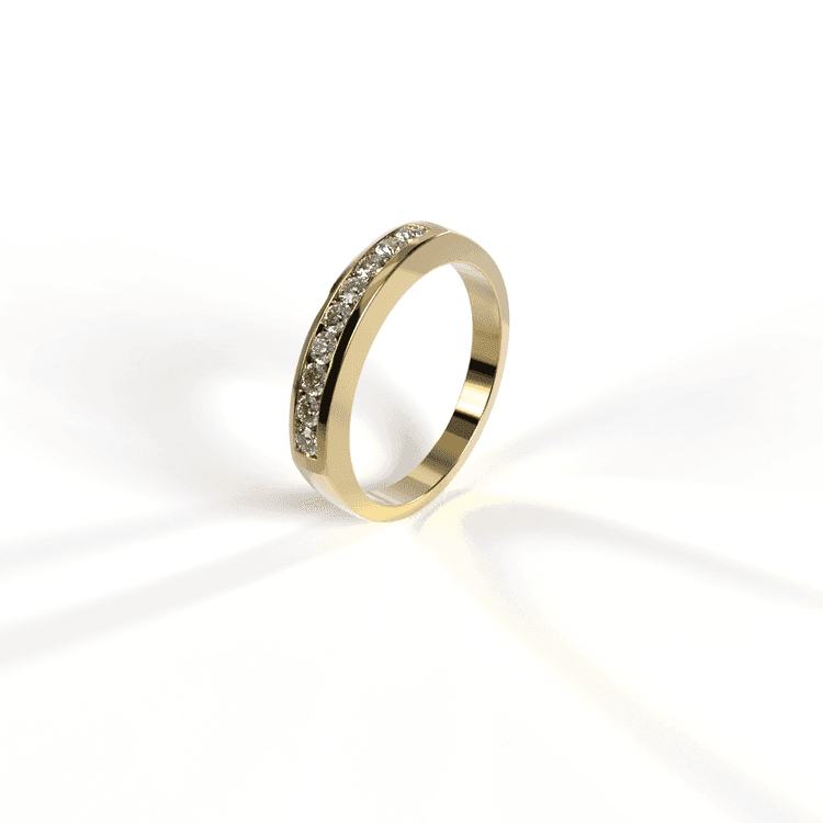 Argolla al carre 1/4 0,27 cts
