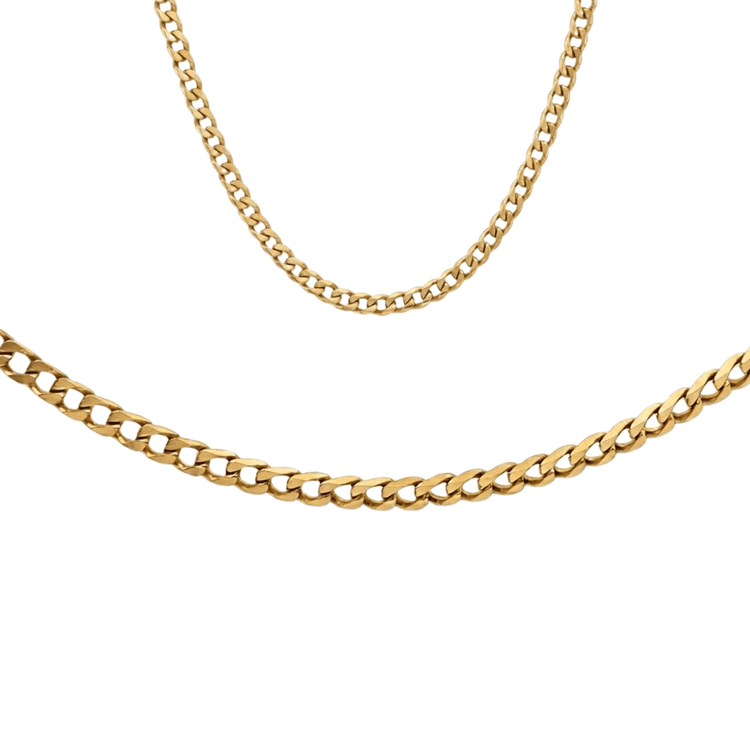 Cadena cubana maciza 60 cm