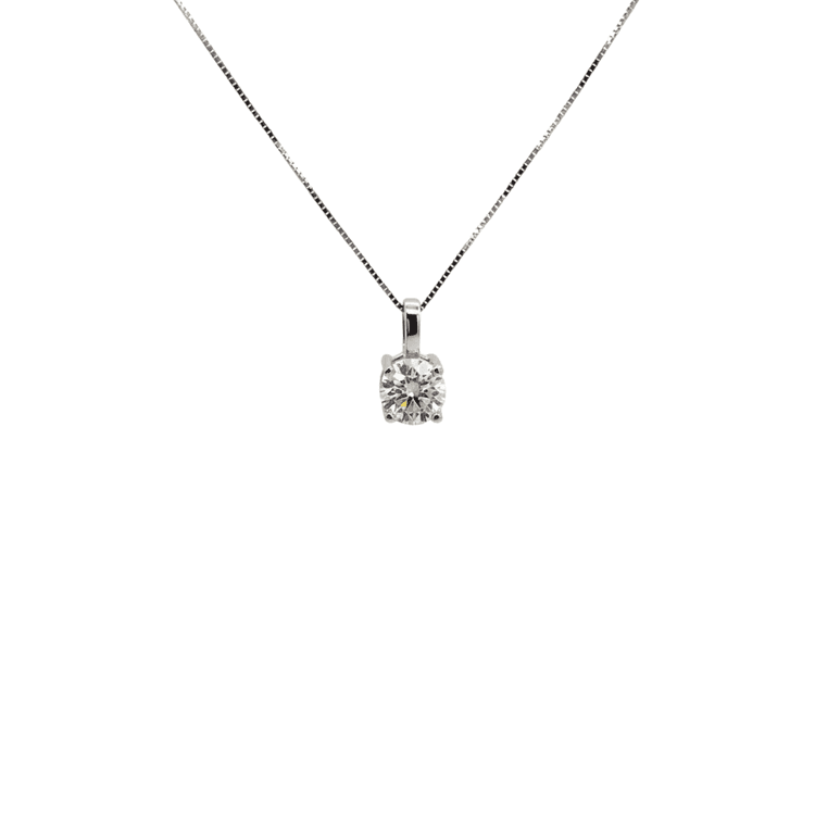 Dije cuatro uñas diamante de laboratorio 0,60 cts