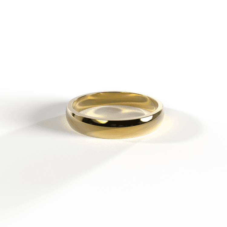 Argolla media caña 3.8 mm
