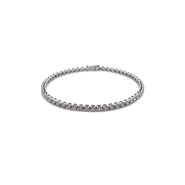 Pulsera tenis diamantes 