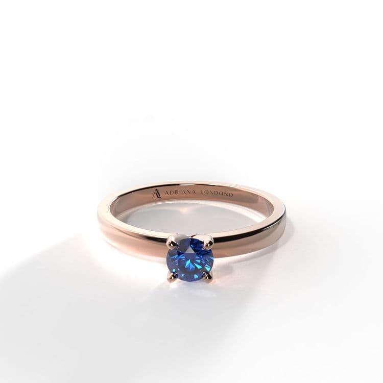 Anillo solitario tokio 0,16 cts