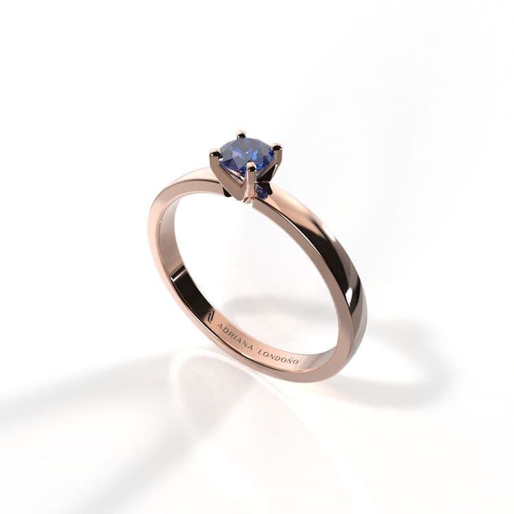 Anillo solitario tokio 0,16 cts