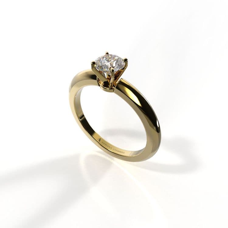 Anillo solitario marruecos 0,25 cts