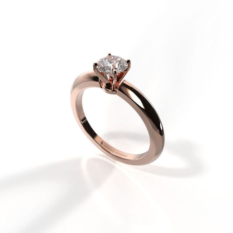 Anillo solitario marruecos 0,25 cts