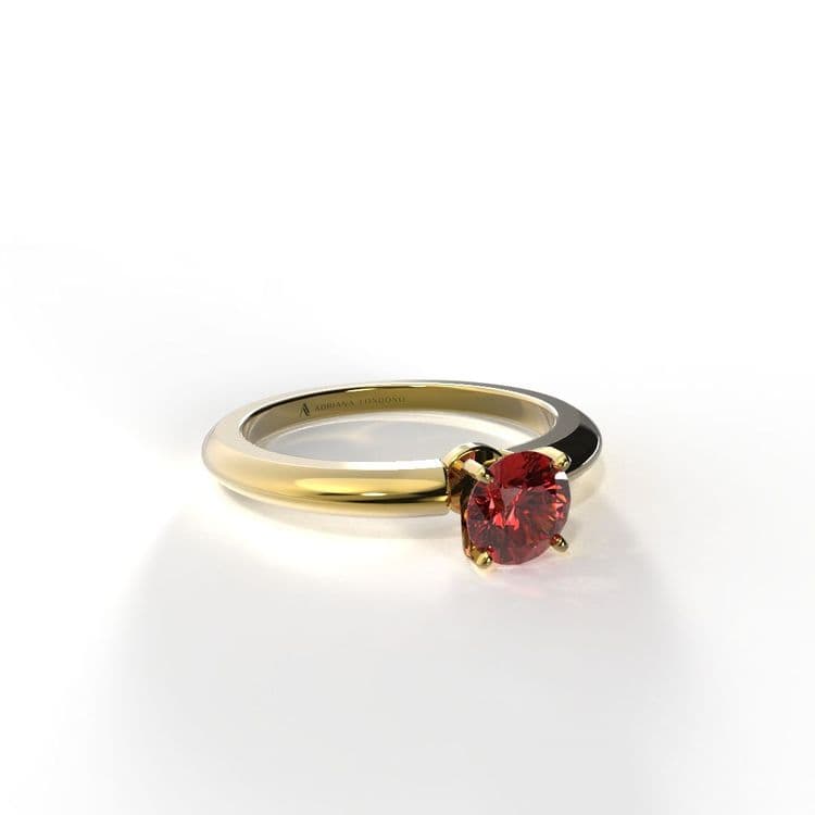 Anillo solitario marruecos 0,25 cts