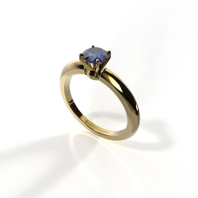 Anillo solitario marruecos 0,25 cts