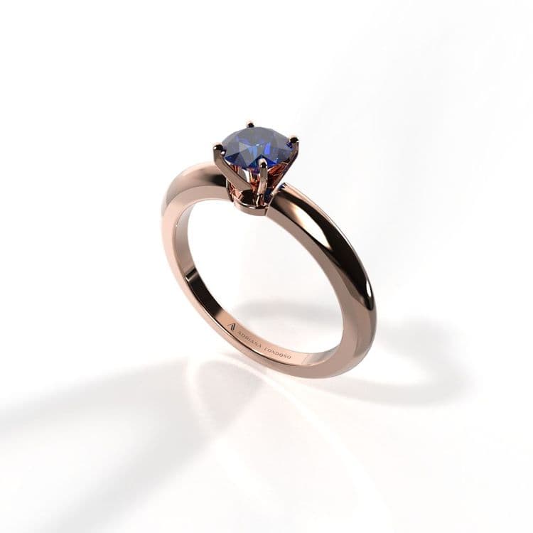 Anillo solitario marruecos 0,25 cts
