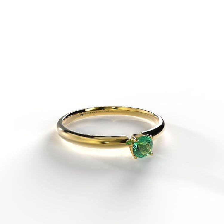 Anillo solitario tokio 0,10 cts