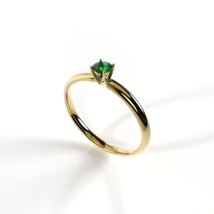 Anillo solitario tokio 0,10 cts