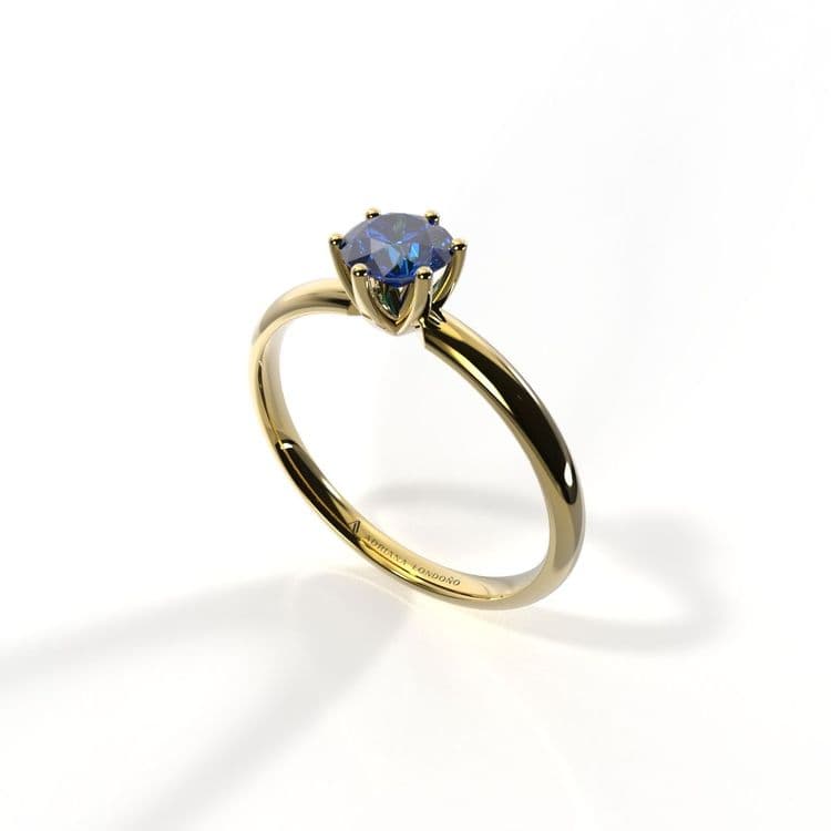 Anillo solitario ibiza 0,30 cts