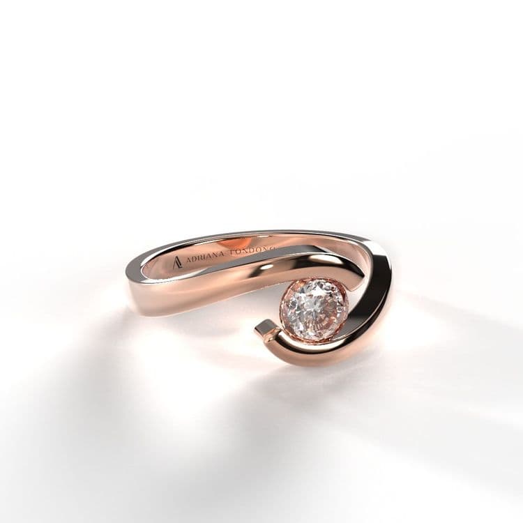 Anillo solitario oporto 0,25 cts