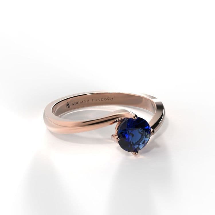 Anillo solitario montreal 0,50 cts