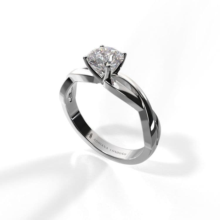 Anillo solitario lisboa 0,50 cts