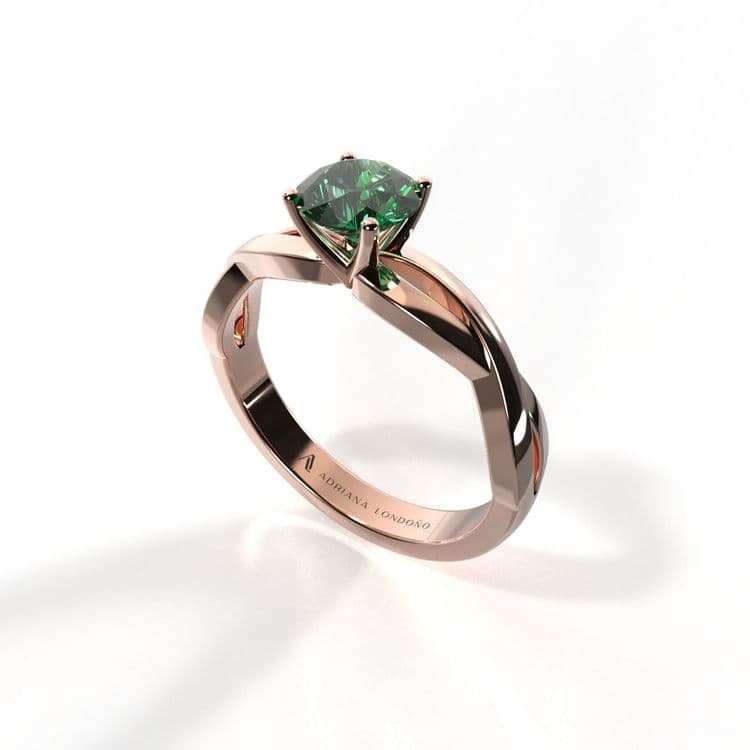 Anillo solitario lisboa 0,50 cts