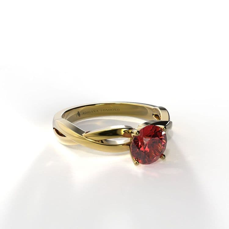 Anillo solitario lisboa 0,50 cts