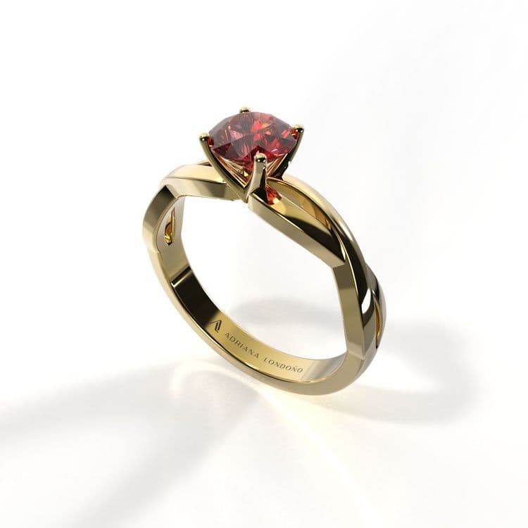 Anillo solitario lisboa 0,50 cts