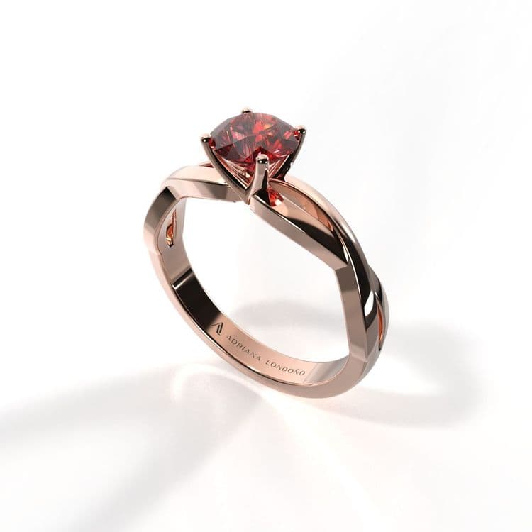 Anillo solitario lisboa 0,50 cts