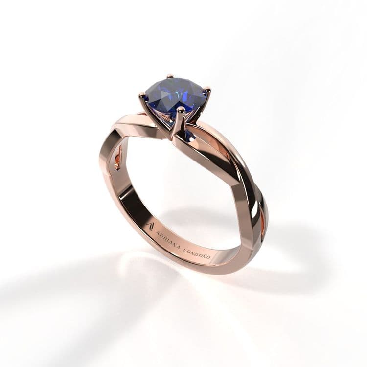 Anillo solitario lisboa 0,50 cts