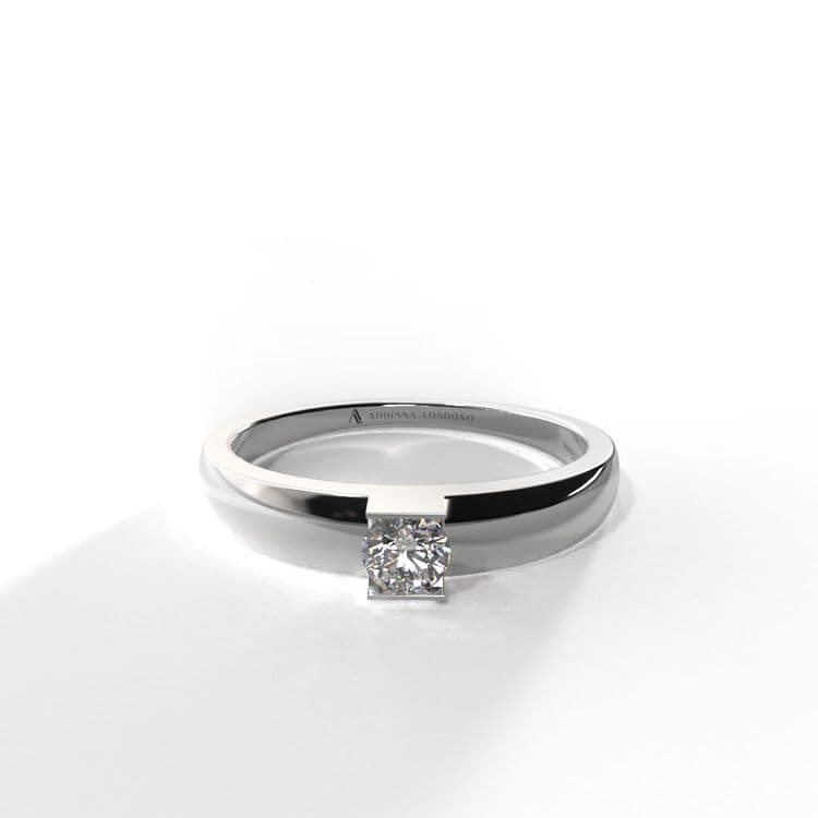 Anillo solitario georgia 0,15 cts