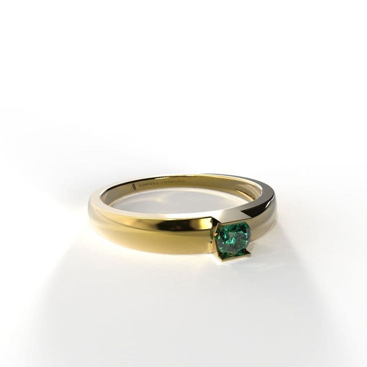 Anillo solitario georgia 0,15 cts