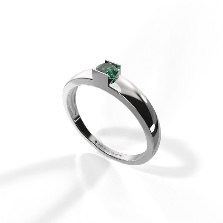 Anillo solitario georgia 0,15 cts