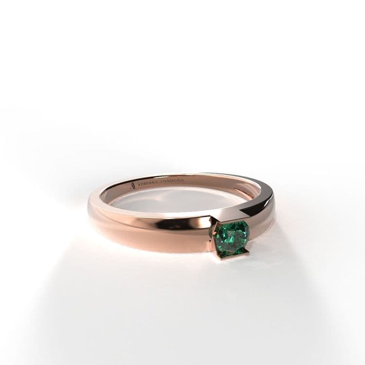 Anillo solitario georgia 0,15 cts