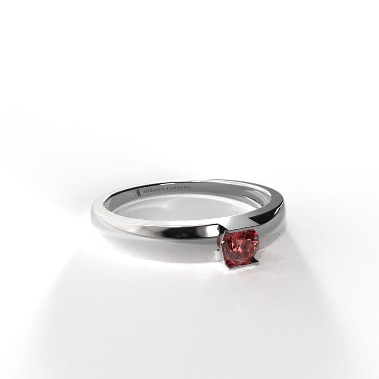 Anillo solitario georgia 0,15 cts