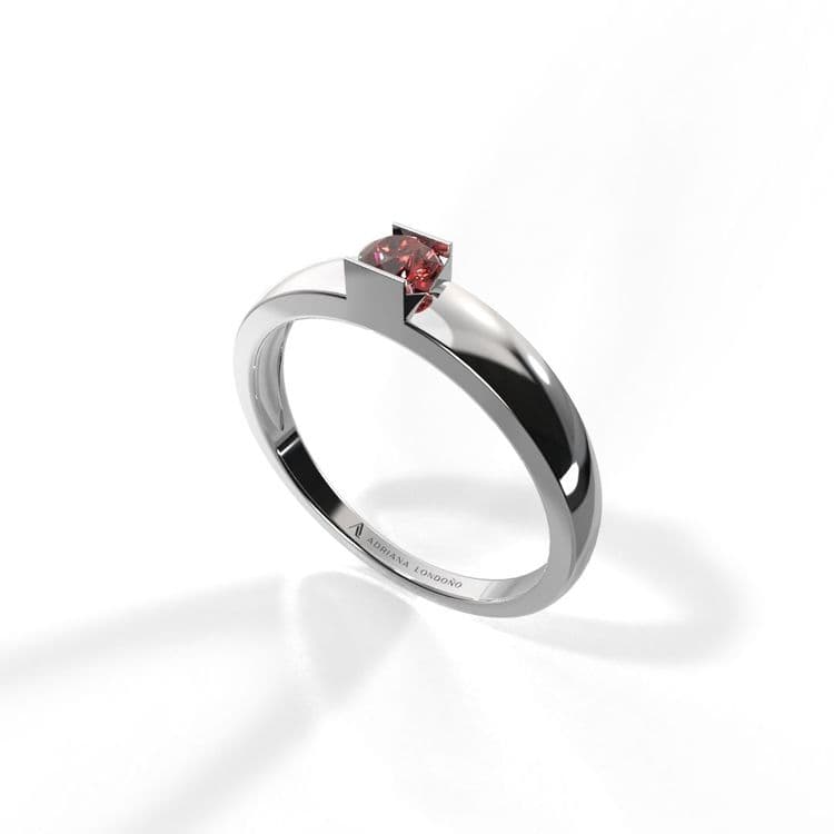 Anillo solitario georgia 0,15 cts