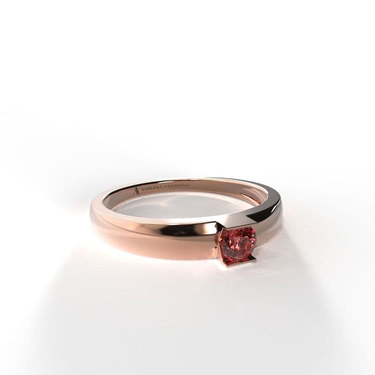 Anillo solitario georgia 0,15 cts