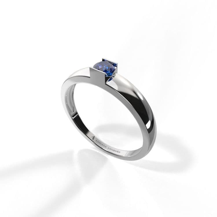 Anillo solitario georgia 0,15 cts