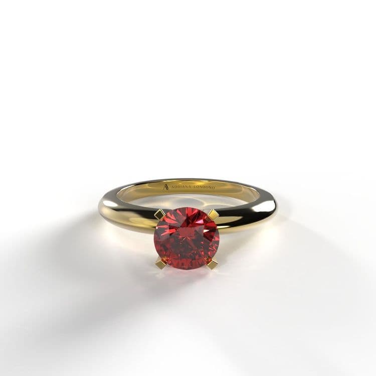 Anillo solitario estonia 0,50 cts