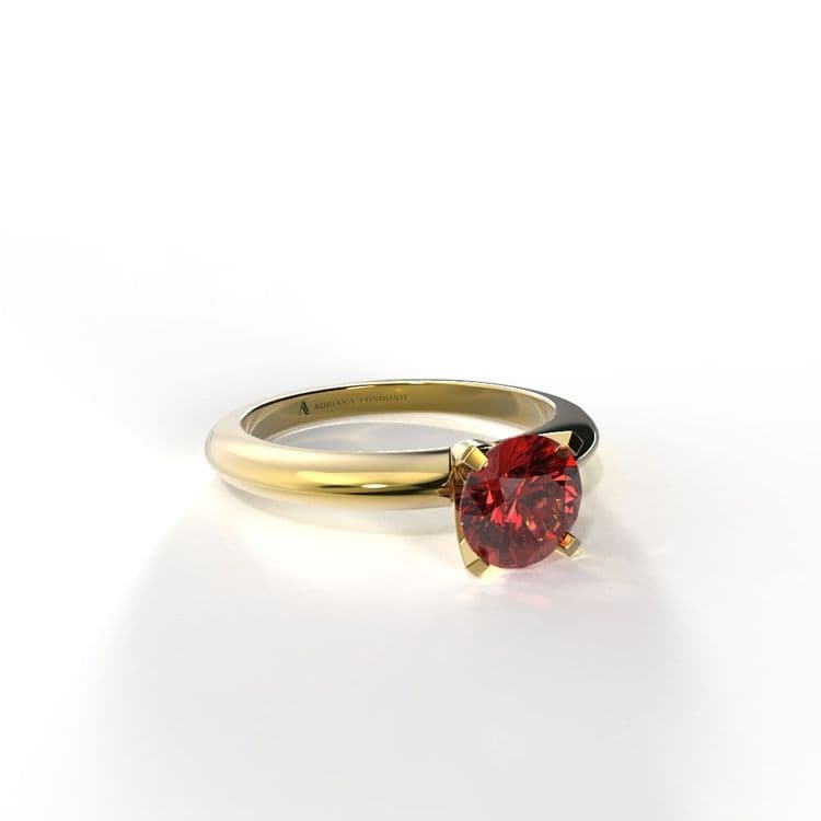 Anillo solitario estonia 0,50 cts