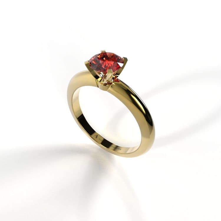 Anillo solitario estonia 0,50 cts