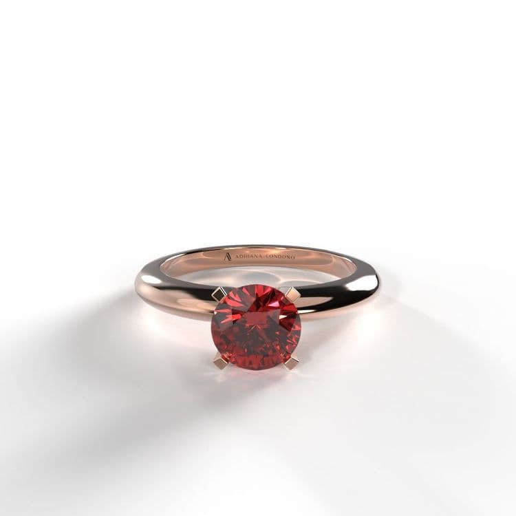 Anillo solitario estonia 0,50 cts