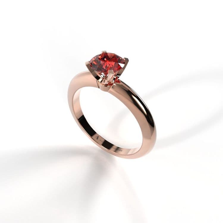 Anillo solitario estonia 0,50 cts