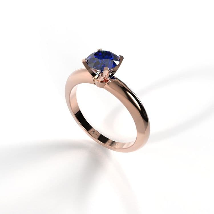 Anillo solitario estonia 0,50 cts