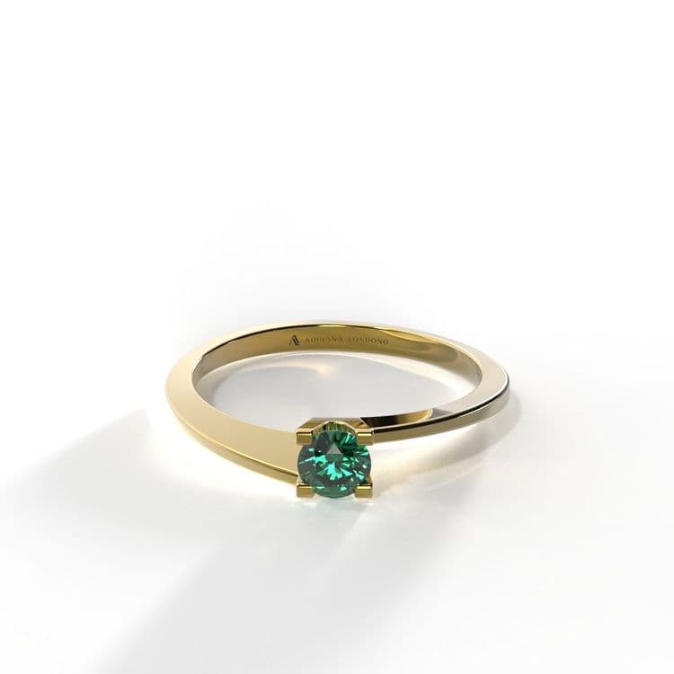 Anillo solitario hamburgo 0,10 cts