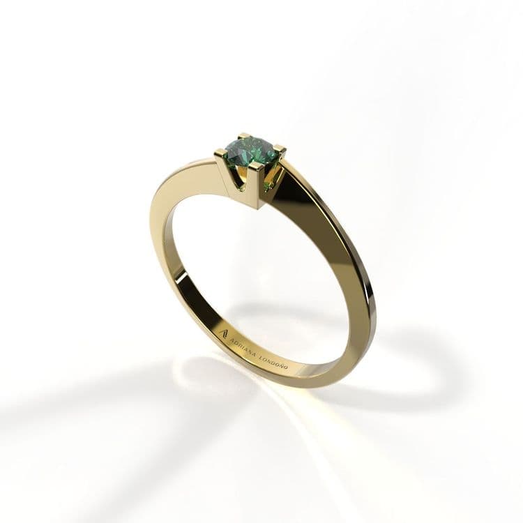 Anillo solitario hamburgo 0,10 cts