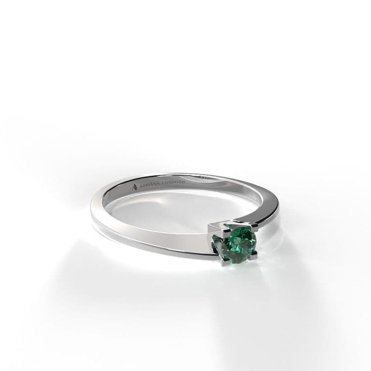 Anillo solitario hamburgo 0,10 cts