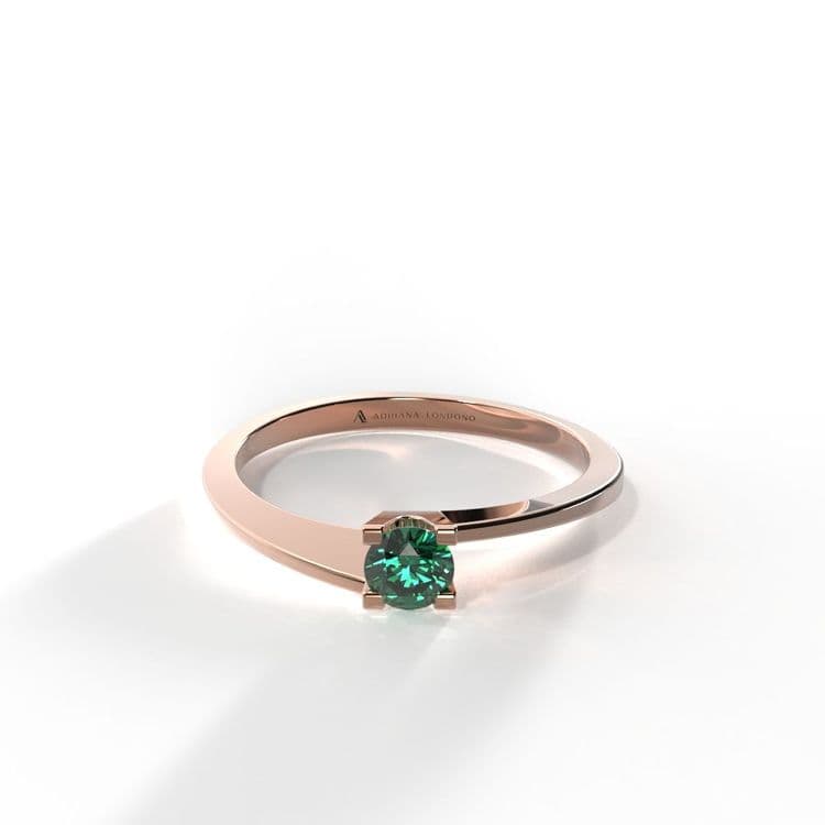 Anillo solitario hamburgo 0,10 cts