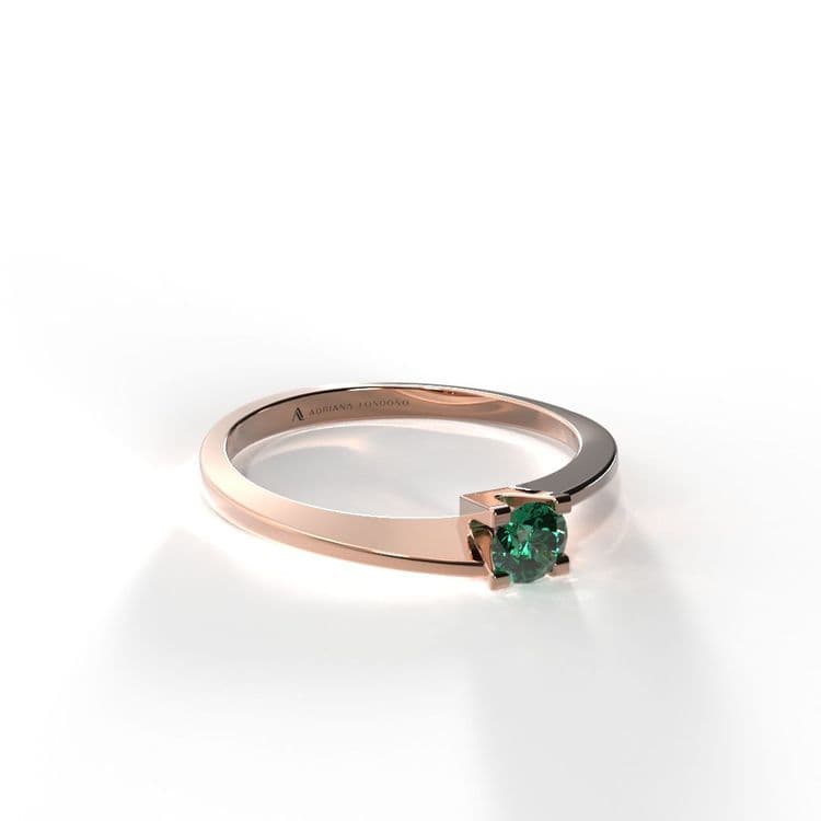 Anillo solitario hamburgo 0,10 cts