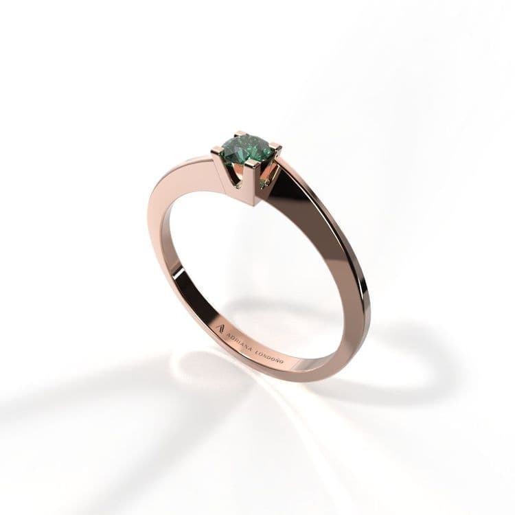 Anillo solitario hamburgo 0,10 cts