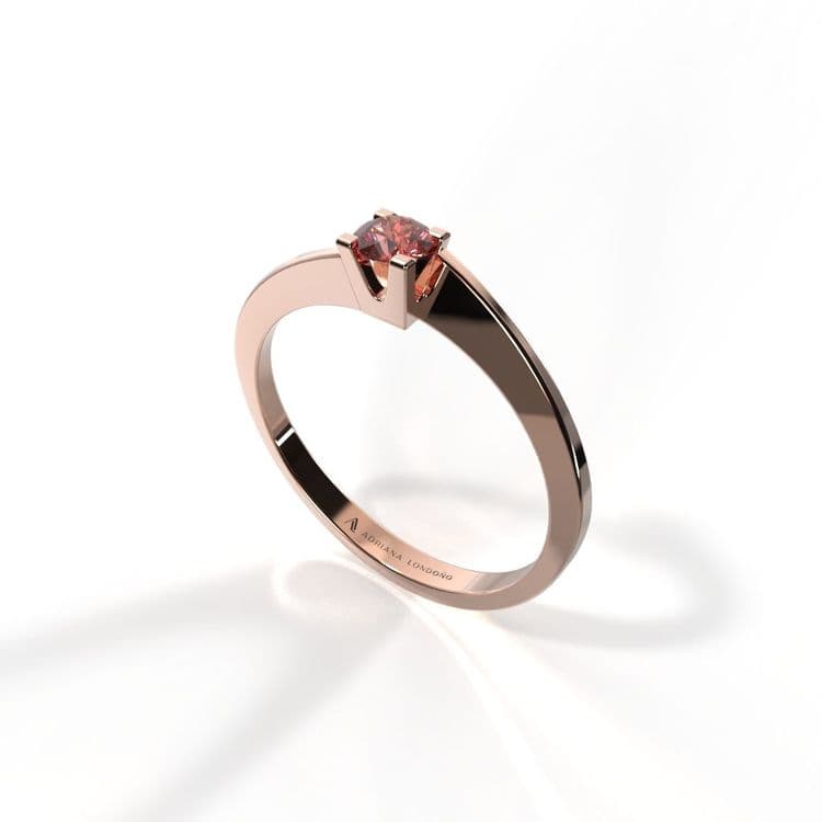 Anillo solitario hamburgo 0,10 cts