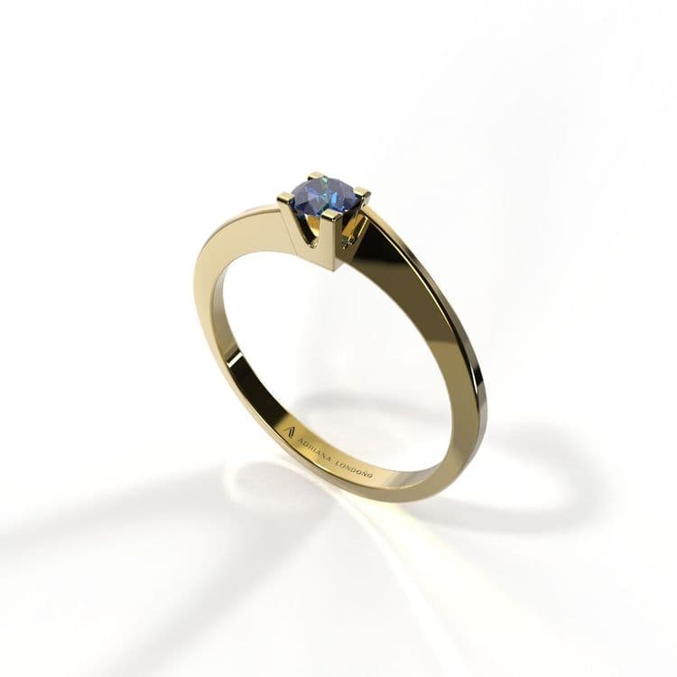 Anillo solitario hamburgo 0,10 cts