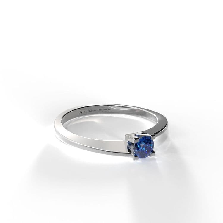 Anillo solitario hamburgo 0,10 cts