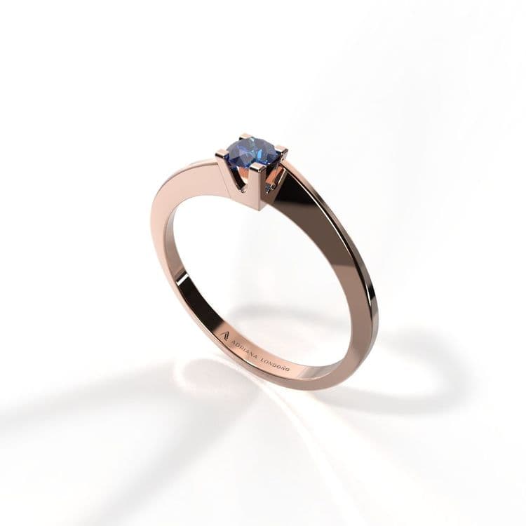 Anillo solitario hamburgo 0,10 cts