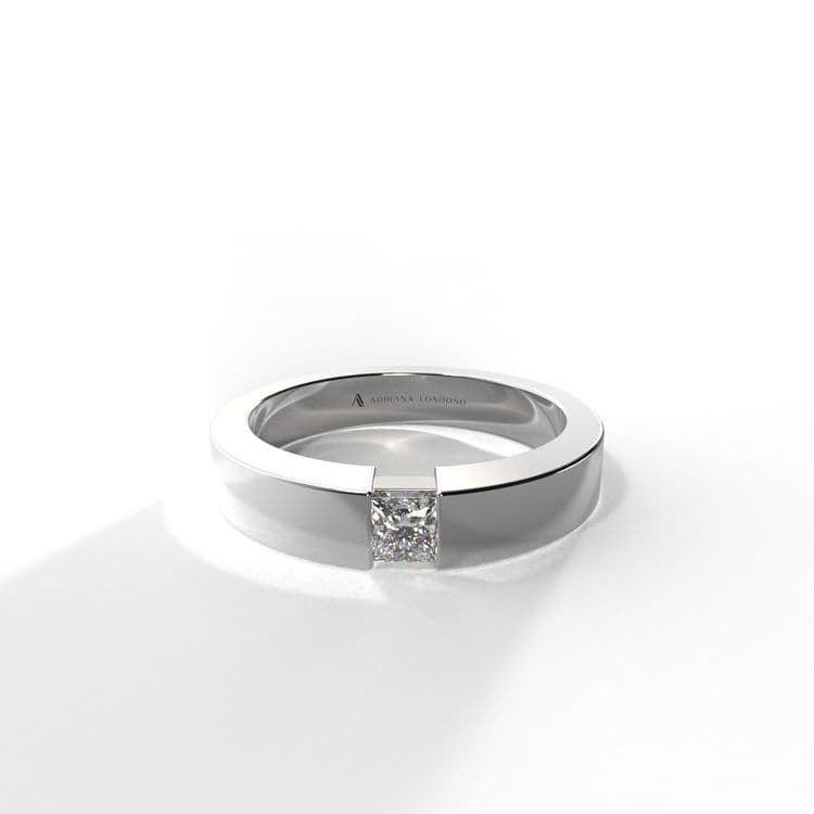 Anillo solitario hong kong 0,15 cts