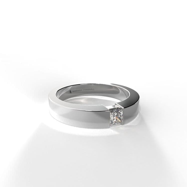Anillo solitario hong kong 0,15 cts